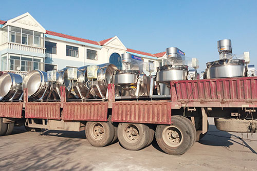 攪拌炒鍋杭州發(fā)貨現場